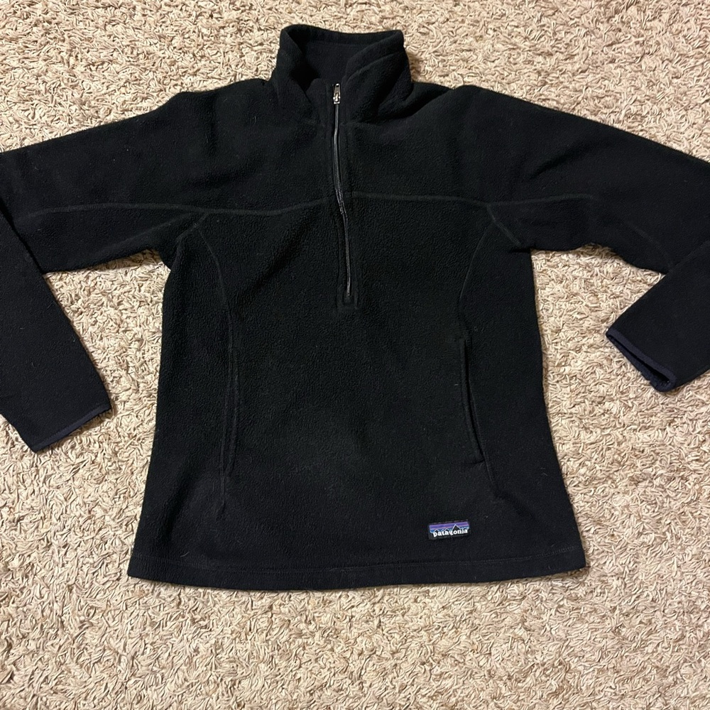 Patagonia Synchilla Black Fleece Pullover